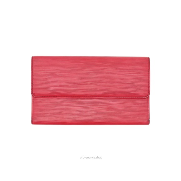 🔴 International Wallet - Red Epi Leather - Picture 1 of 9